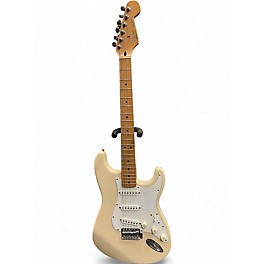 Used 1998 Fender Standard Stratocaster Olympic White Solid Body Electric Guitar