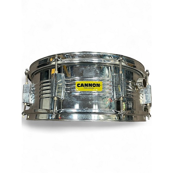 Used Cannon Percussion 6.5X14 SNARE STEEL Drum