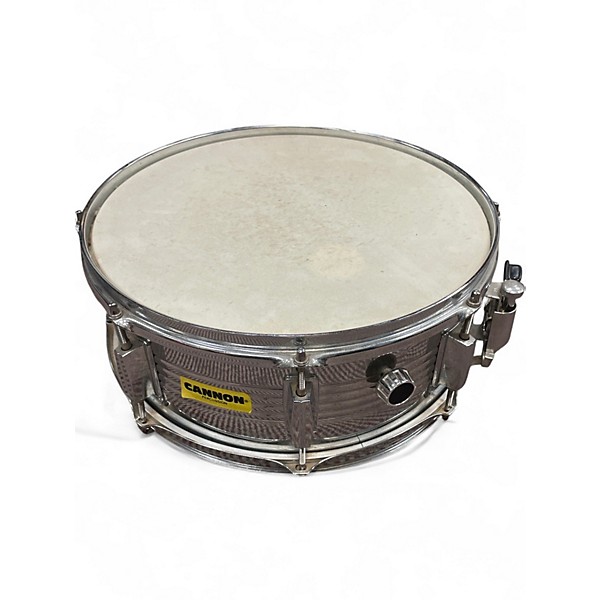 Used Cannon Percussion 6.5X14 SNARE STEEL Drum