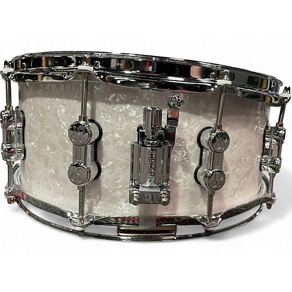 Used 2025 SONOR 14in AQ2 STUDIO WHITE MARINE PEARL Drum