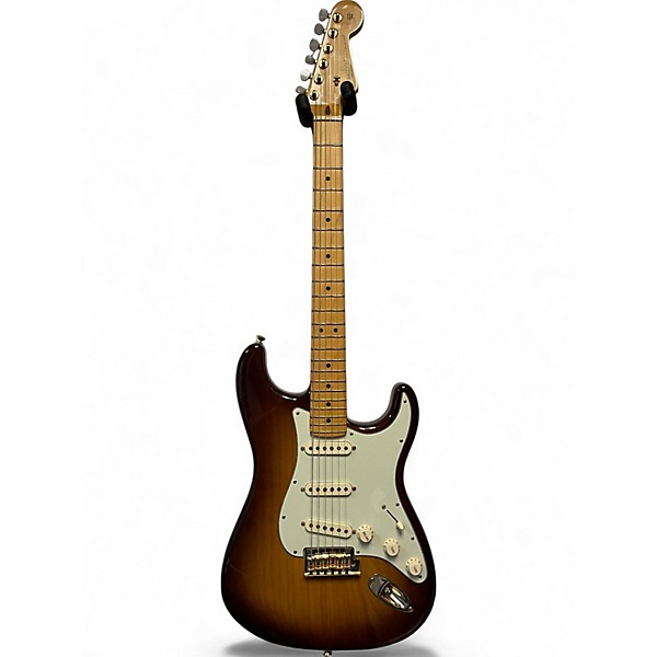 Used 2021 Fender 75th Anniversary Commemorative Stratocaster Bourbon Burst Solid Body Electric Guitar,New Products : American Fashion Style Bags On Sale