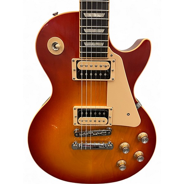 Used 2009 Gibson Les Paul Traditional Pro Heritage Cherry Sunburst Solid Body Electric Guitar