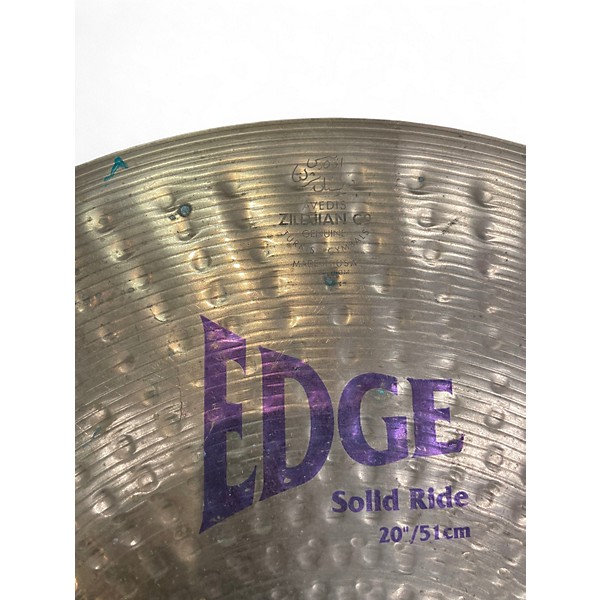 Used Zildjian 20in AVEDIS EDGE SOLID RIDE Cymbal
