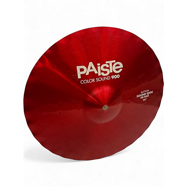 Used Paiste 14in COLOR SOUND 900 SOUND EDGE PAIR Cymbal