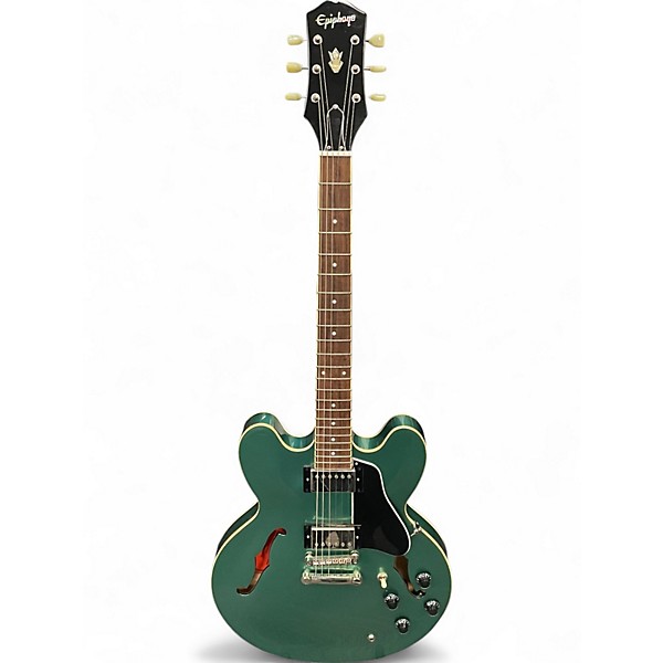 Used Epiphone ES335 Pro INVERNESS GREEN Hollow Body Electric Guitar