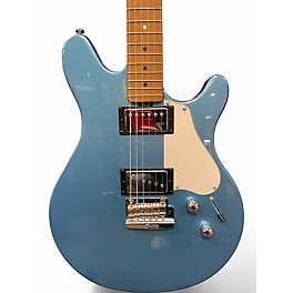 Used Sterling by Music Man JV60 Blue Solid Body Electric Guitar