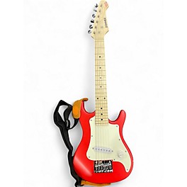 Used Donner dsj-100 red Solid Body Electric Guitar