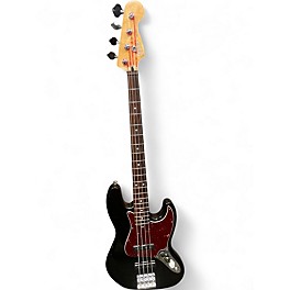 Vintage 1990 Fender Standard Jazz Bass Black Electric Bass Guitar