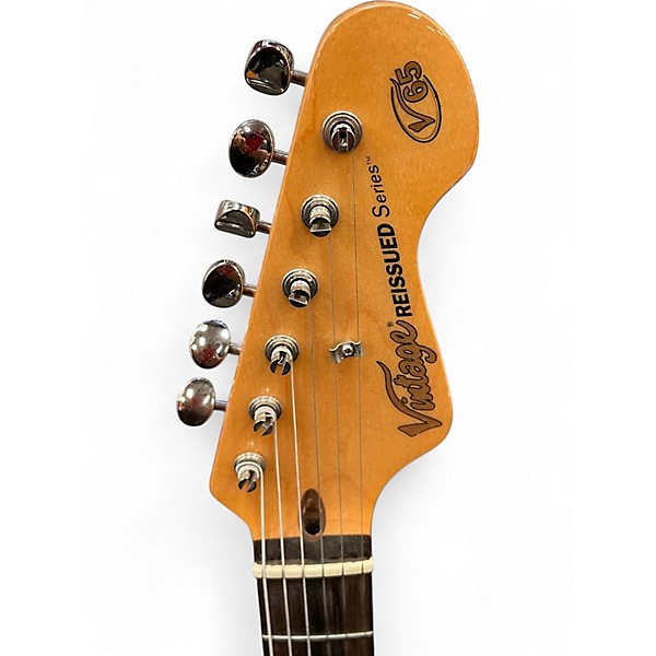 Used Vintage V65 REISSUED 3 Color Sunburst Solid Body Electric Guitar