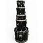 Used Ludwig 5 Piece Backbeat Black Sparkle Drum Kit thumbnail