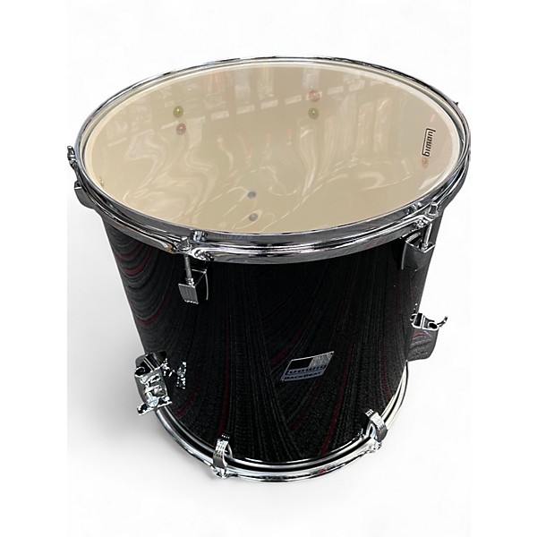Used Ludwig 5 Piece Backbeat Black Sparkle Drum Kit