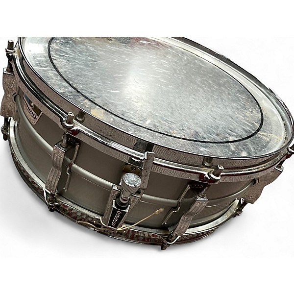 Used Ludwig 14X4.5 Acrolite Snare Silver Drum