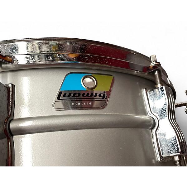 Used Ludwig 14X4.5 Acrolite Snare Silver Drum