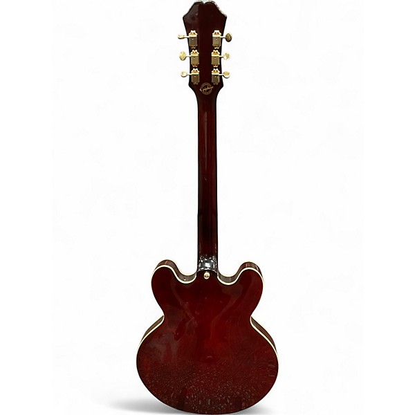 Used Epiphone Riviera P93 Wine Red Hollow Body Electric Guitar