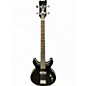 Used Eastwood Black Widow Black Electric Bass Guitar thumbnail