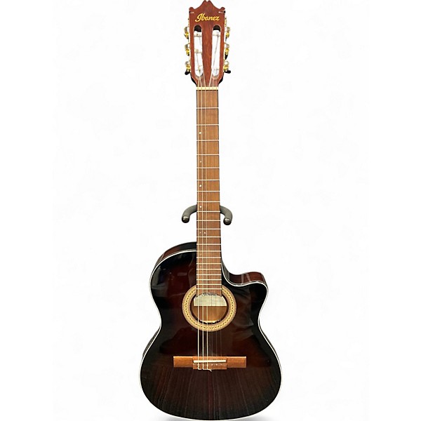 Used Ibanez GA35TCE-DVS Sunburst Classical Acoustic Electric Guitar