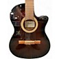 Used Ibanez GA35TCE-DVS Sunburst Classical Acoustic Electric Guitar