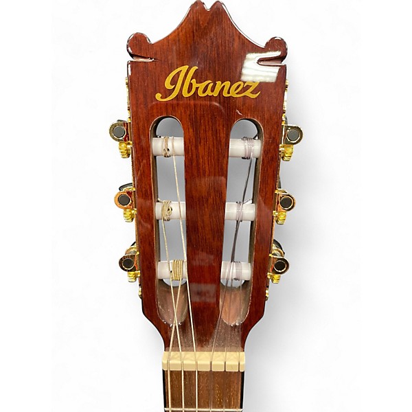 Used Ibanez GA35TCE-DVS Sunburst Classical Acoustic Electric Guitar