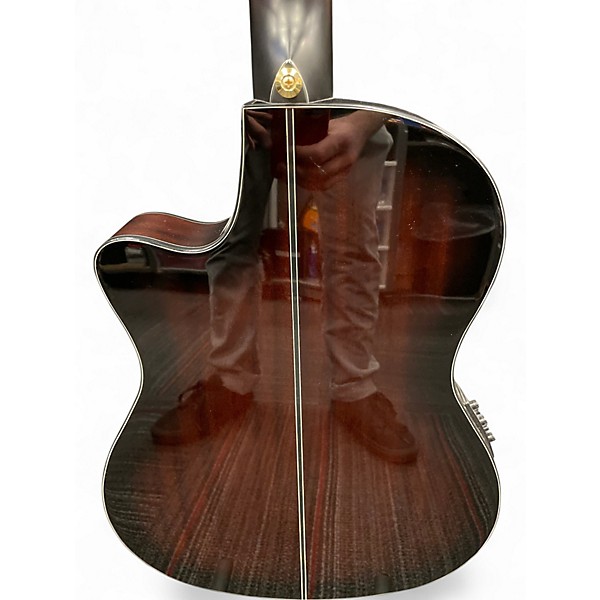 Used Ibanez GA35TCE-DVS Sunburst Classical Acoustic Electric Guitar