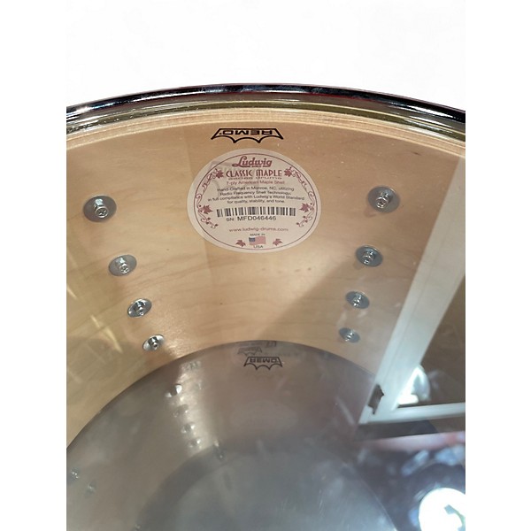 Used Ludwig 3 Piece Classic Maple Natural Drum Kit