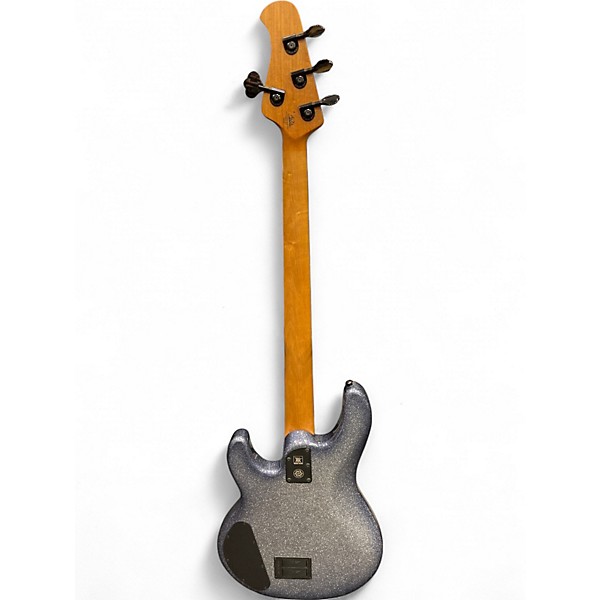 Used Ernie Ball Music Man Dark Ray Starry Night Electric Bass Guitar