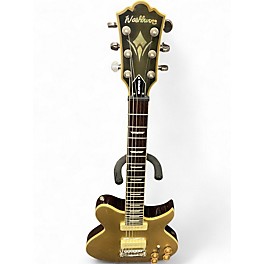 Used Washburn WI66PROG Gold Top Solid Body Electric Guitar