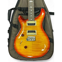 Used PRS SE CUSTOM 24 LEFT HANDED Cherry Sunburst Electric Guitar