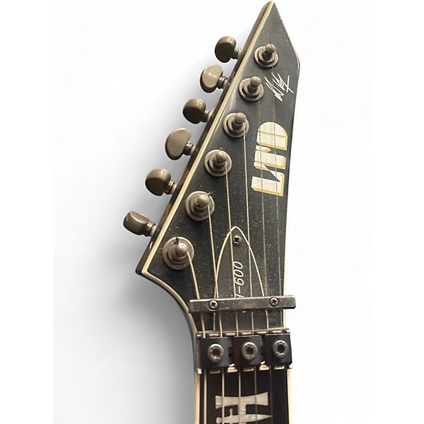 Used ESP LTD JH600 Jeff Hanneman Signature Black Solid Body Electric Guitar