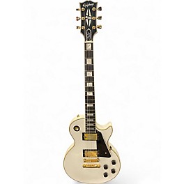 Used Epiphone Inspired by Gibson Les Paul Custom Alpine White Solid Body Electric Guitar