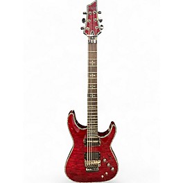 Used Schecter Guitar Research Hellraiser Solo 6 red Solid Body Electric Guitar