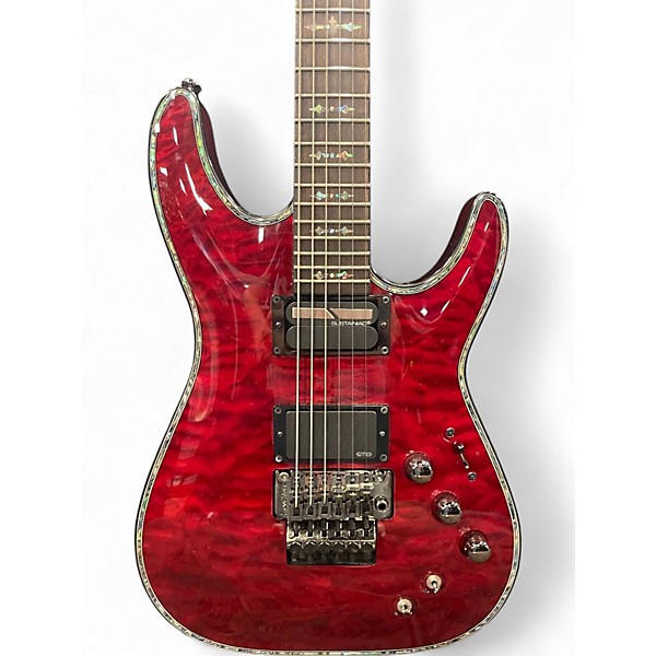 Used Schecter Guitar Research Hellraiser Solo 6 red Solid Body Electric Guitar