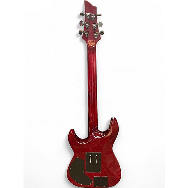 Used Schecter Guitar Research Hellraiser Solo 6 red Solid Body Electric Guitar