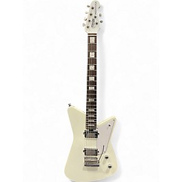 Used Sterling by Music Man MARIPOSA WHITE Solid Body Electric Guitar