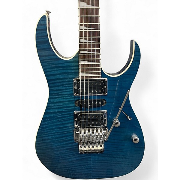Used Ibanez RG4EXFM1 Blue Solid Body Electric Guitar