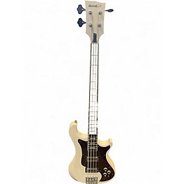 Used Dunable Guitars THUNDERCLAPPER WHITE Electric Bass Guitar