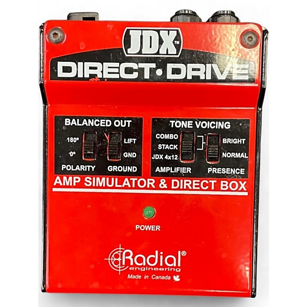 Used Radial Engineering JDX Direct Drive Effect Pedal