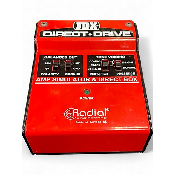 Used Radial Engineering JDX Direct Drive Effect Pedal