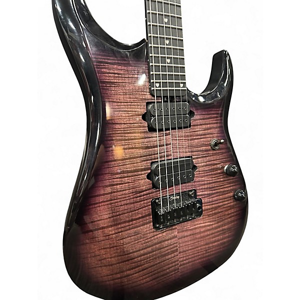 Used Sterling by Music Man JP 150DFM Eminence Purple Solid Body Electric Guitar