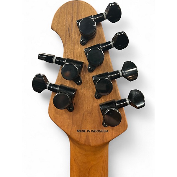 Used Sterling by Music Man JP 150DFM Eminence Purple Solid Body Electric Guitar