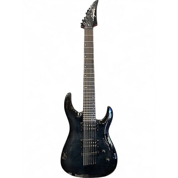 Used Legator Ninja X 7 Trans Black Solid Body Electric Guitar