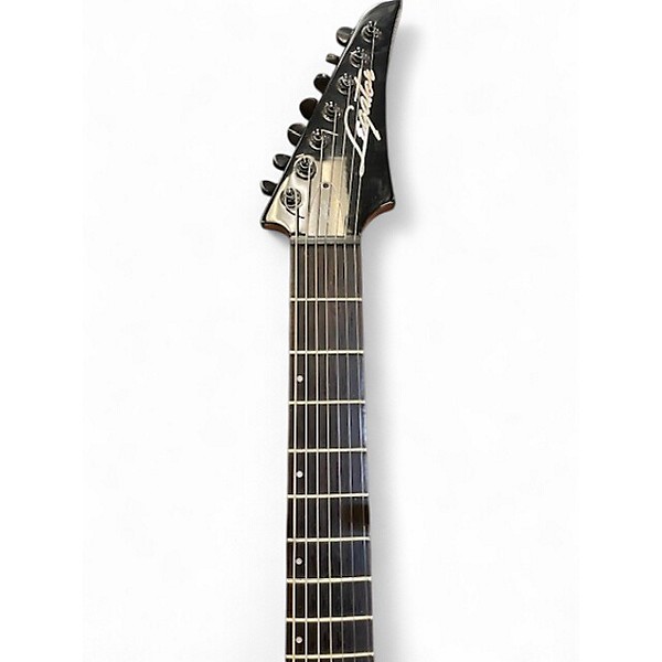 Used Legator Ninja X 7 Trans Black Solid Body Electric Guitar