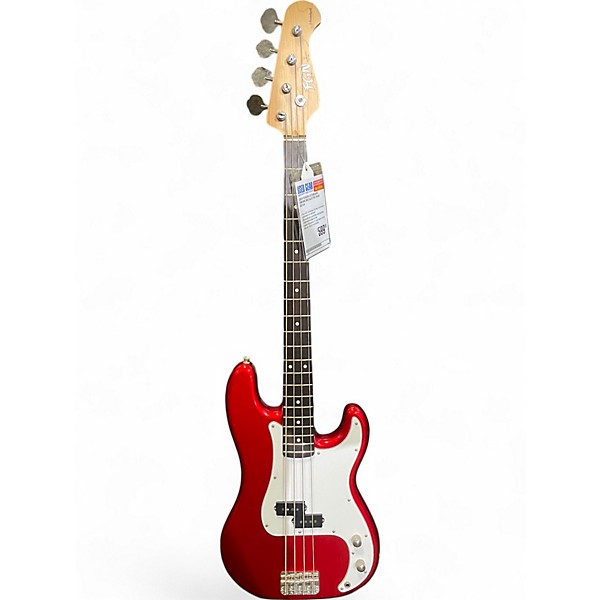 Used Fujigen J-STANDARD Chrome Red Electric Bass Guitar