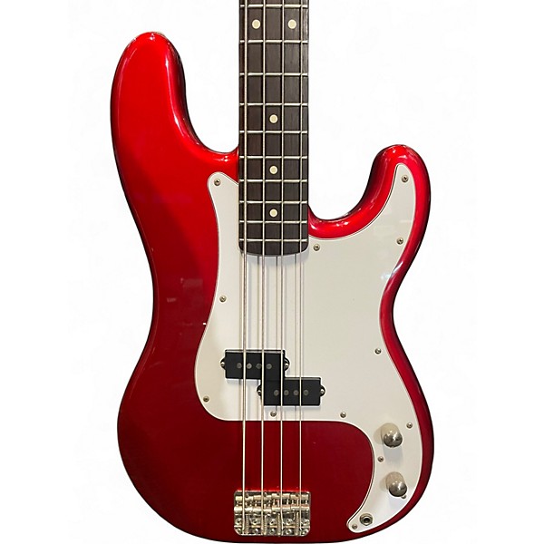 Used Fujigen J-STANDARD Chrome Red Electric Bass Guitar