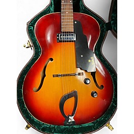 Vintage 1966 Guild X-50 2 Color Sunburst Hollow Body Electric Guitar