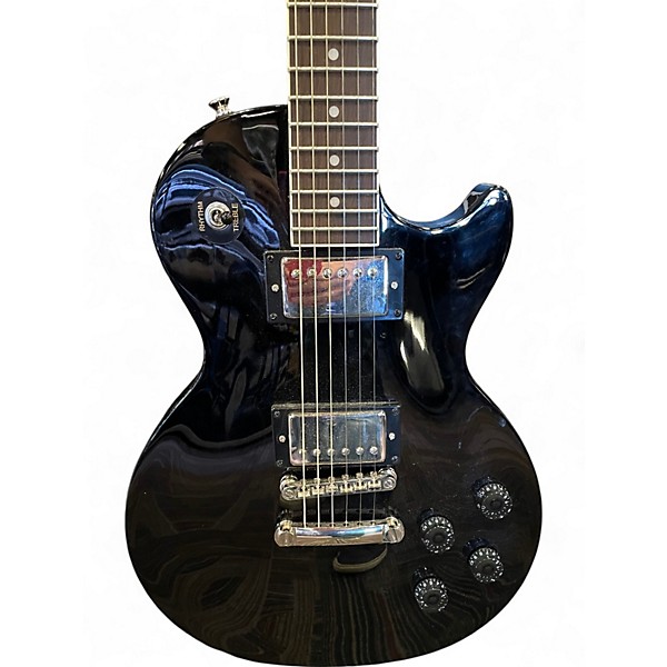 Used Epiphone Les Paul Tribute Plus Black Solid Body Electric Guitar