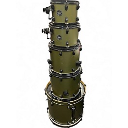 Used Mapex 5 Piece ARMORY GREEN Drum Kit