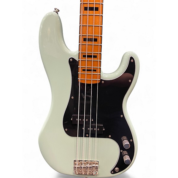 Used Squier Classic Vibe 1970S Precision Bass Surf Green Electric Bass Guitar
