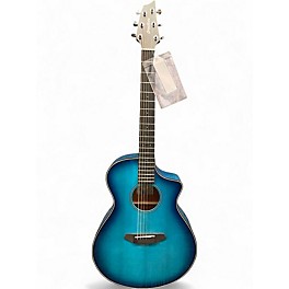 Used Breedlove Discovery Concert BLUE Acoustic Guitar