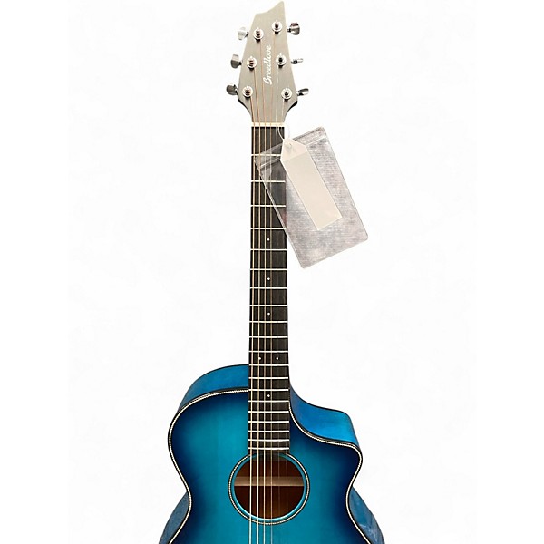 Used Breedlove Discovery Concert BLUE Acoustic Guitar