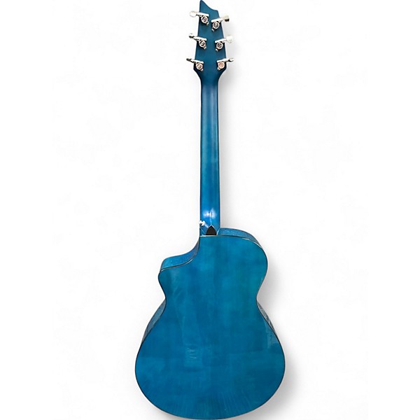 Used Breedlove Discovery Concert BLUE Acoustic Guitar